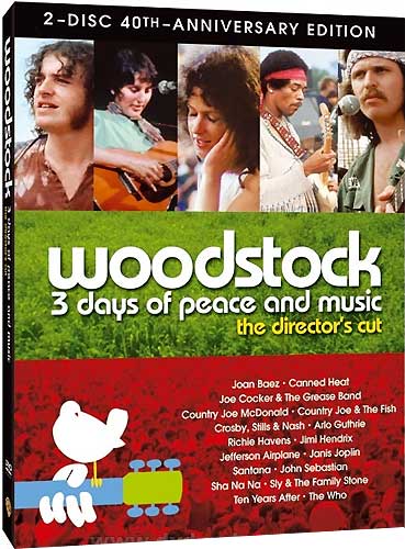 Woodstock, 2 DVDs (Director’s Cut, 40th Anniversary Edition)