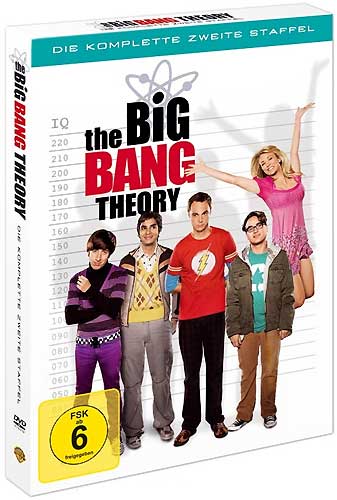The Big Bang Theory. Staffel.2, 4 DVDs
