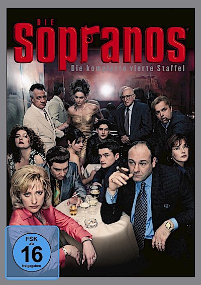 Die Sopranos. Staffel.4, 4 DVDs