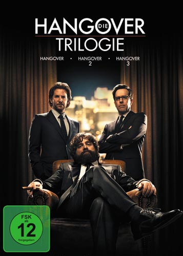 Hangover Trilogie-Box, 3 DVDs + Digital Copy