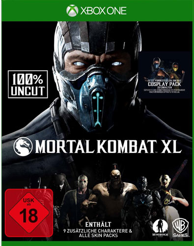 Mortal Kombat XL  XB-One inkl Pack 1+2 (DLC)