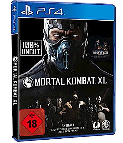 Mortal Kombat XL  PS-4 inkl Pack 1+2 (DLC)