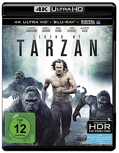 Legend of Tarzan (UHD) Min: 110/DD5.1/WS    4K Ultra HD