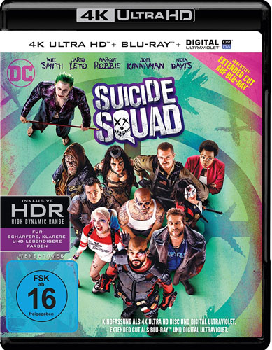 Suicide Squad (UHD) 4K Ultra  E.C. Min: /DD5.1/WS      Extended Cut, 2Disc