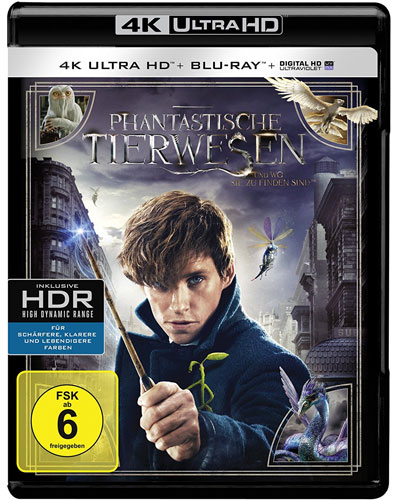 Phantastische Tierwesen #1 (UHD+BR) Und wo sie zu finden sind, +UV, 2Disc
