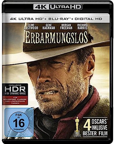 Erbarmungslos 4K, 1 UHD-Blu-ray + 1 Blu-ray