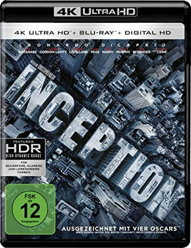 Inception (UHD+BR) U.C.E. 2Disc Min: 148/DD5.1/WS +UV, Ultimate Col.Ed.