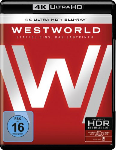 Westworld - Kompl. Staffel #1 (UHD+BR) Labyrinth, *Neuauflage-Repack, 4K-Ultra