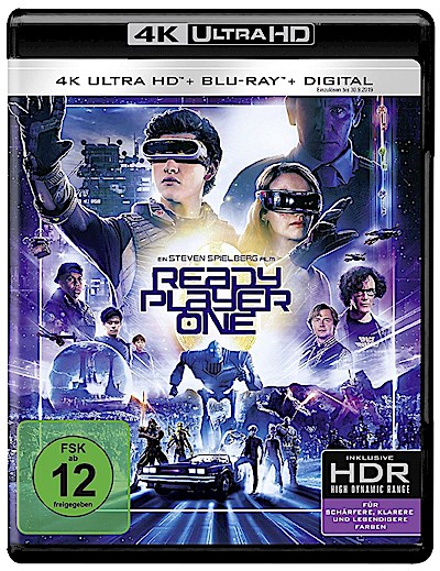 Ready Player One (UHD+BR) 2Disc Min: /DD5.1/WS  4K-Ultra  +UV