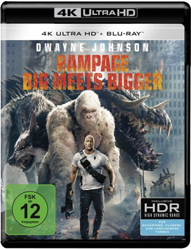 RAMPAGE: BIG MEETS BIGGER (UHD) 2Disc Min: /DD5.1/WS     4K-Ultra