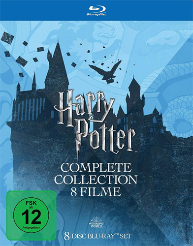 Harry Potter  Collection (BR)  8Disc Slipcase, Alle 8 Filme, Repack 2018