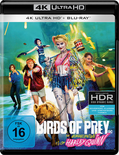 Birds of Prey (UHD) The Emancipation of Harley Quinn, Min: 110/DD5.1/WS  4K
