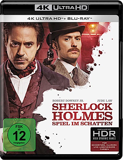 Sherlock Holmes #2 (UHD)Spiel i.Schatten Min: 128/DD5.1/HD-1080p