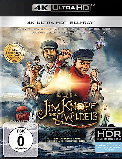 Jim Knopf und die Wilde 13 (UHD+BR) Min: /DD5.1/WS    2Disc, 4K Ultra