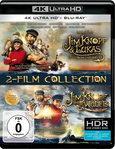 Jim Knopf - Doppelset (UHD) 4Disc Lokomotivführer / Wilde 13