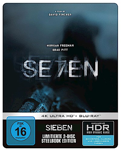 Sieben (UHD+BR) LE -Steelbook- 4K Min: 127/DD5.1/WS Limitiert!