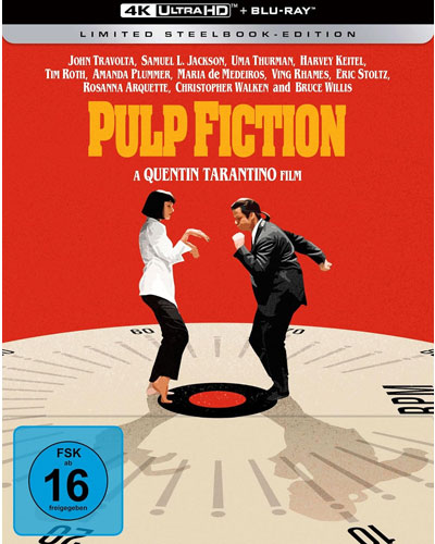 Pulp Fiction (UHD+BR) LE -SB- 4K Limited Steelbook Edition, BR+UHD/4K