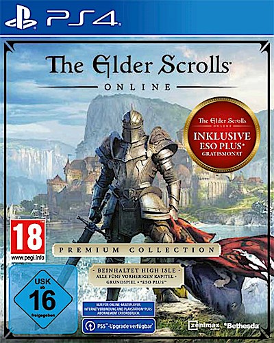 Elder Scrolls Onl.  PS-4  Premium Collection  inkl. 1 Monat ESO Plus