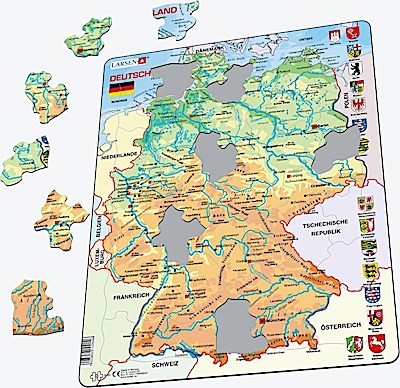 Deutschland (physisch) (Kinderpuzzle)