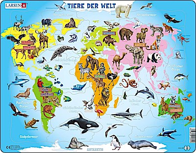 Tiere der Welt (Kinderpuzzle)