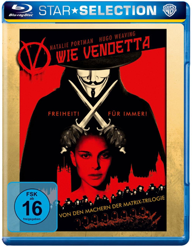 V wie Vendetta, 1 Blu-ray, deutsche u. englische Version