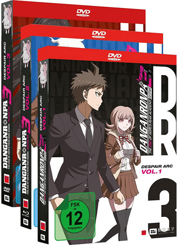 Danganronpa 3: Despair Arc  1-3 (DVD) Gesamtausgabe, Bundle, 3Disc
