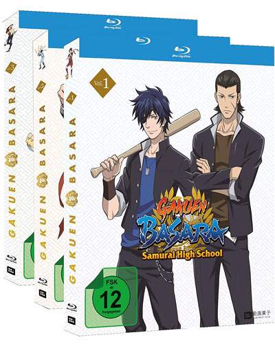Gakuen Basara Samurai High School BOX BR Gesamtausgabe, Bundle, 3Disc