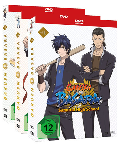 Gakuen Basara Samurai High School BOX DV Gesamtausgabe, Bundle, 3Disc
