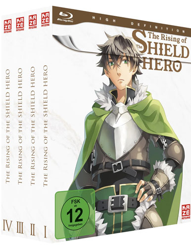 Rising of the Shield Hero - Staffel 1 (BR) GA  Gesamtausgabe, Bundle 4 Disc