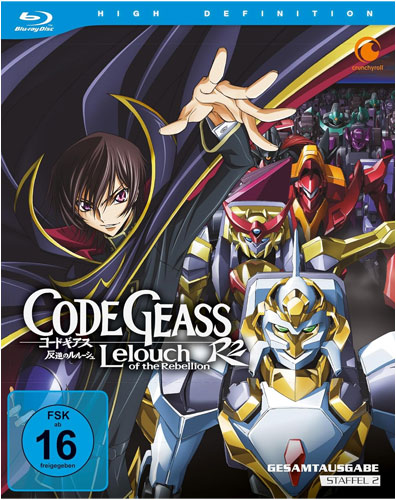 Code Geass: Lelouch of the Rebellion #2 GA (BR)  Staffel 2 - Gesamtausgabe, Ep. 01-25, 2BluRays