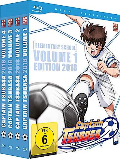 Captain Tsubasa 2018 - Gesamtausgabe (BR)  Bundel Vol. 01-04, 8Disc