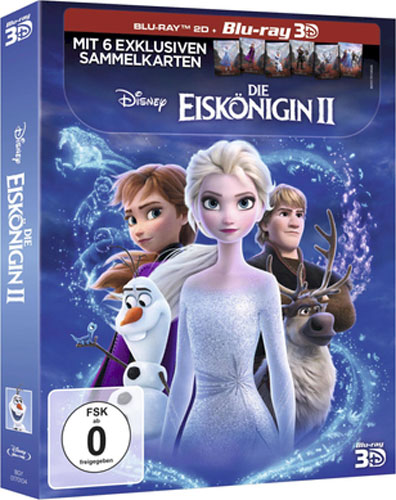 Die Eiskönigin 2 3D, 2 Blu-ray (Deluxe)
