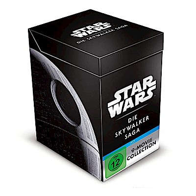 Star Wars 1 - 9 - Die Skywalker Saga, 18 Blu-ray