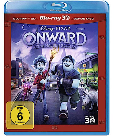 Onward - Keine halben Sachen (BR) LE 3D Min: 107/DD5.1/WS  PIXAR Limit.Erstaufl.3Disc