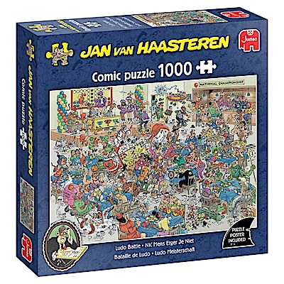 Jan van Haasteren - Mensch ärger dich nicht - Puzzle 1000 Teile