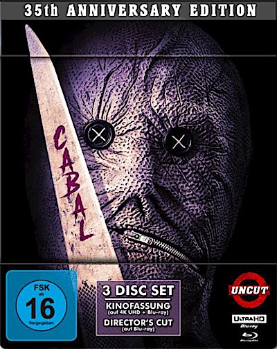 Cabal - Die Brut der Nacht, 1 4K UHD-Blu-ray + 2 Blu-ray (35th Anniversary Limited))