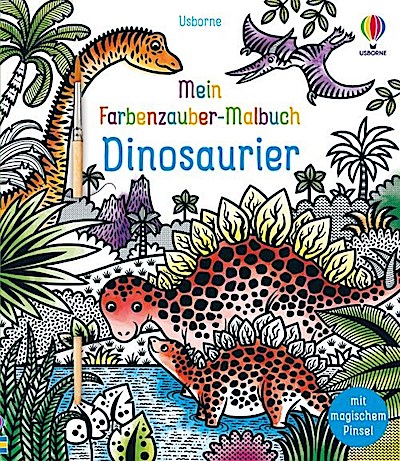 Mein Farbenzauber-Malbuch: Dinosaurier