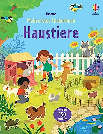 Mein erstes Stickerbuch: Haustiere