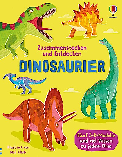 Zusammenstecken und Entdecken: Dinosaurier