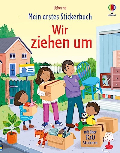 Mein erstes Stickerbuch: Wir ziehen um