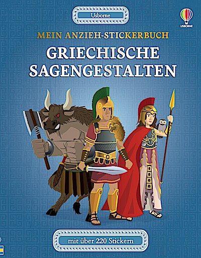 Mein Anzieh-Stickerbuch: Griechische Sagengestalten