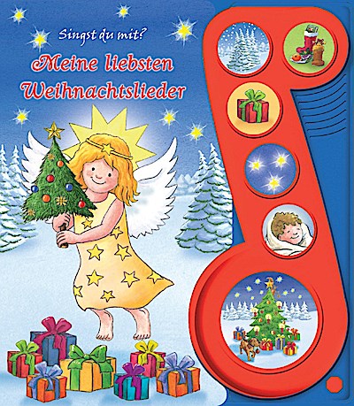 Meine liebsten Weihnachtslieder (6-Button-Liederbuch)