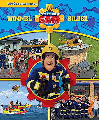 Feuerwehrmann Sam - Verrückte Such-Bilder - Wimmelbuch - Pappbilderbuch mit wattiertem Umschlag