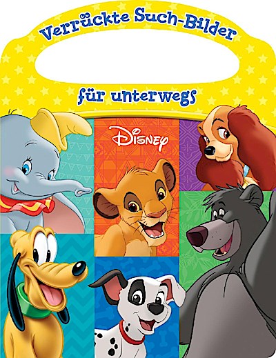 Disney - Verrückte Such-Bilder für unterwegs - Wimmelbuch - Pappbilderbuch mit Stift und abwischbaren Seiten ab 3 Jahren