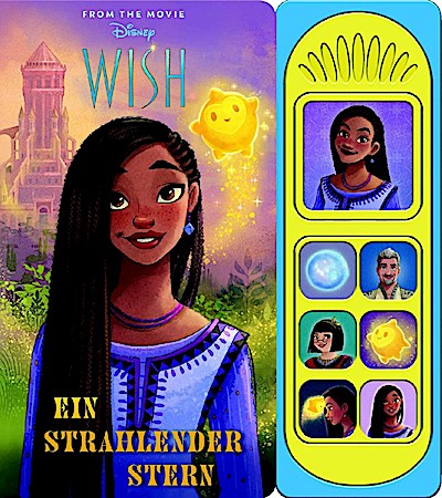 Disney Wish - Ein strahlender Stern - Soundbuch - Pappbilderbuch mit 7 Geräuschen - Buch zum Film