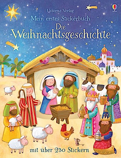 Mein erstes Stickerbuch: Die Weihnachtsgeschichte
