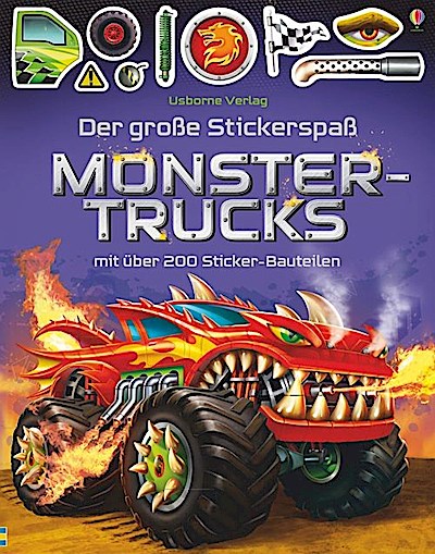 Der große Stickerspaß: Monstertrucks