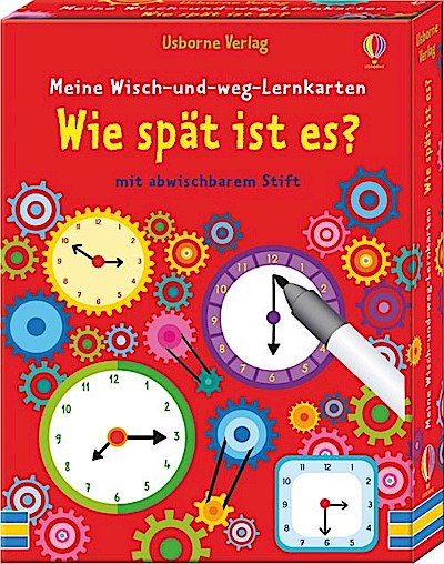 Meine Wisch-und-weg-Lernkarten: Wie spät ist es?