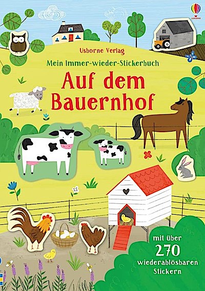 Mein Immer-wieder-Stickerbuch: Auf dem Bauernhof