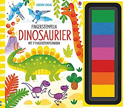 Fingerstempeln: Dinosaurier